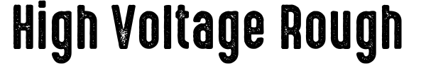 High Voltage Rough font preview